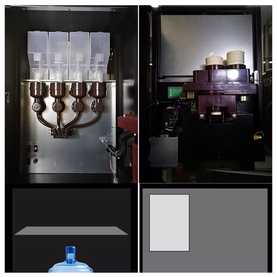 Tcn Commerical Instantkaffee- und Getränkekombinationsautomat mit Player